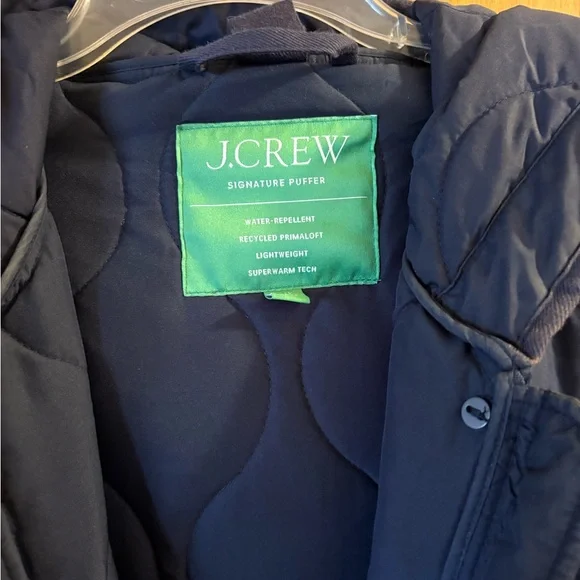 J Crew -- Oslo puffer jacket with Primaloft - navy, size - XXL - Picture 8 of 11